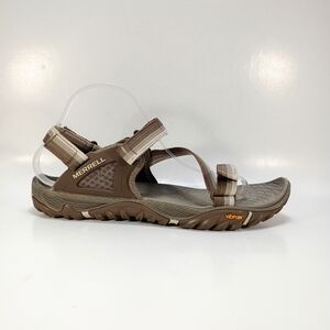 Merrell All Out Blaze Web Womens 11 Brown Multicolor Outdoor Sport Sandals